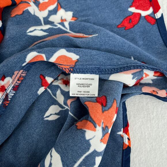 41 HAWTHORN Stitch Fix Trisha Split Neck Dress Blue Women's Size Large - Picture 14 of 14